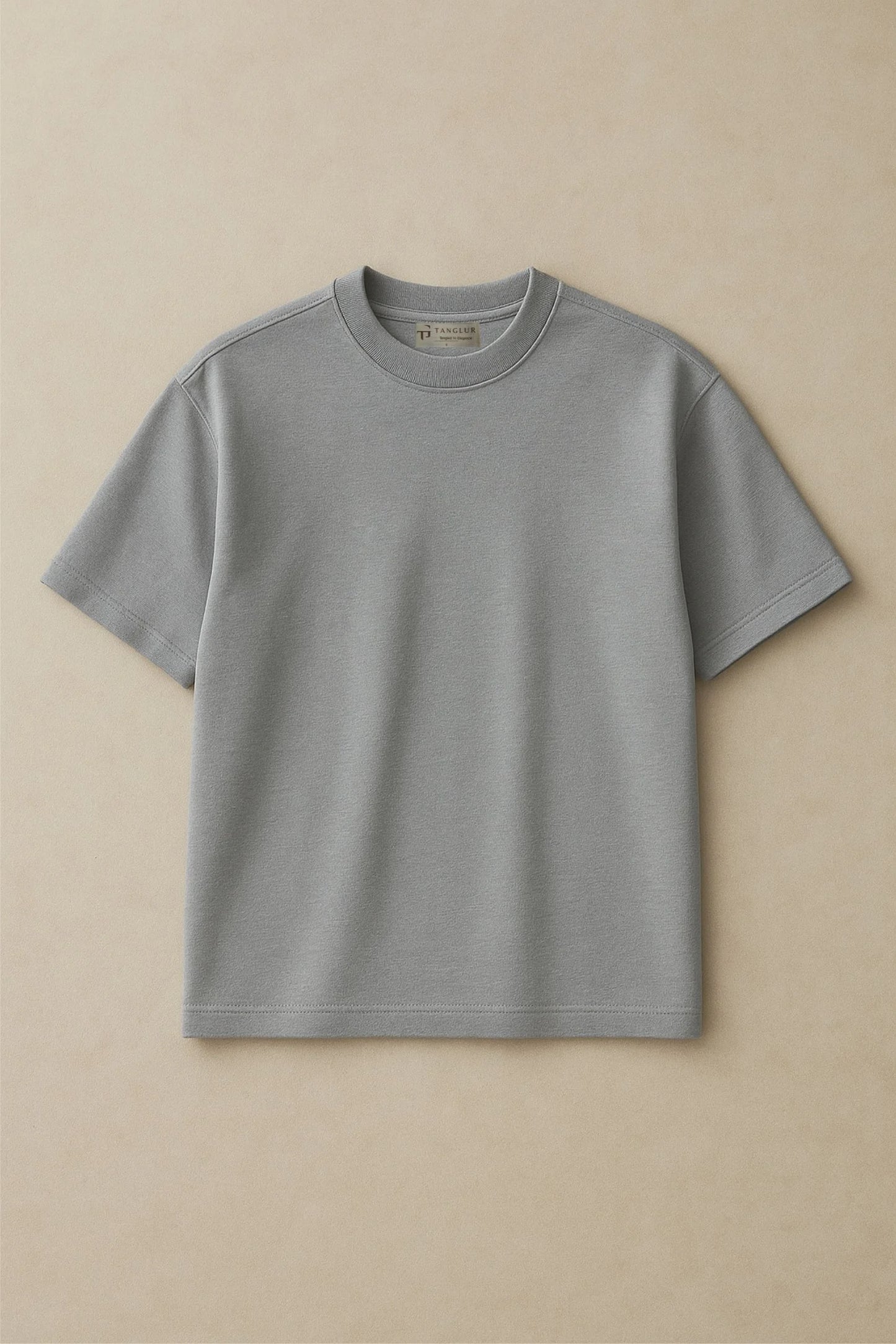 HEAVY GSM DROP SHOULDER TEE | SMOKE GREY