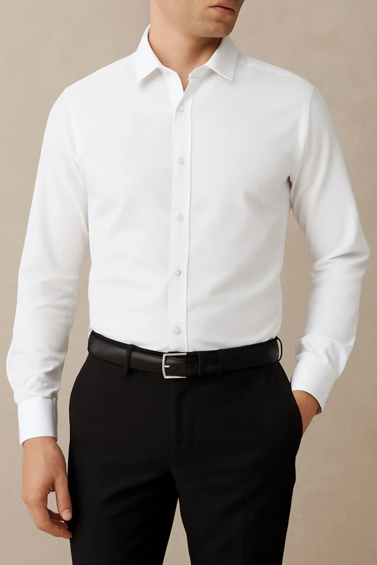 FORMAL OXFORD SHIRT | OFF WHITE