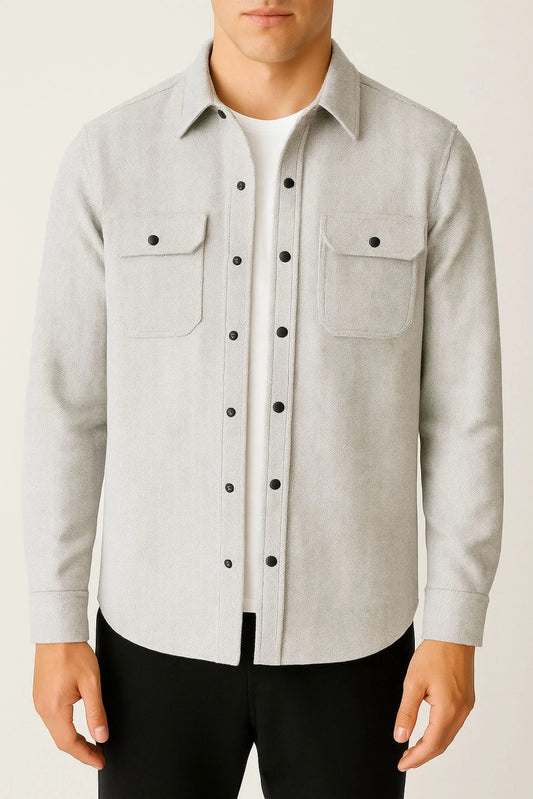 FLANNEL SHACKET | SMOKE GREY