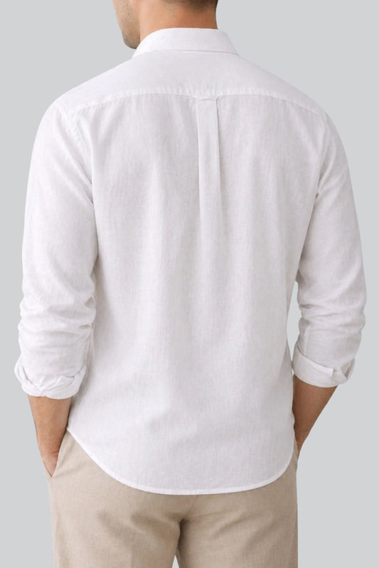 LINEN SHIRT | WHITE
