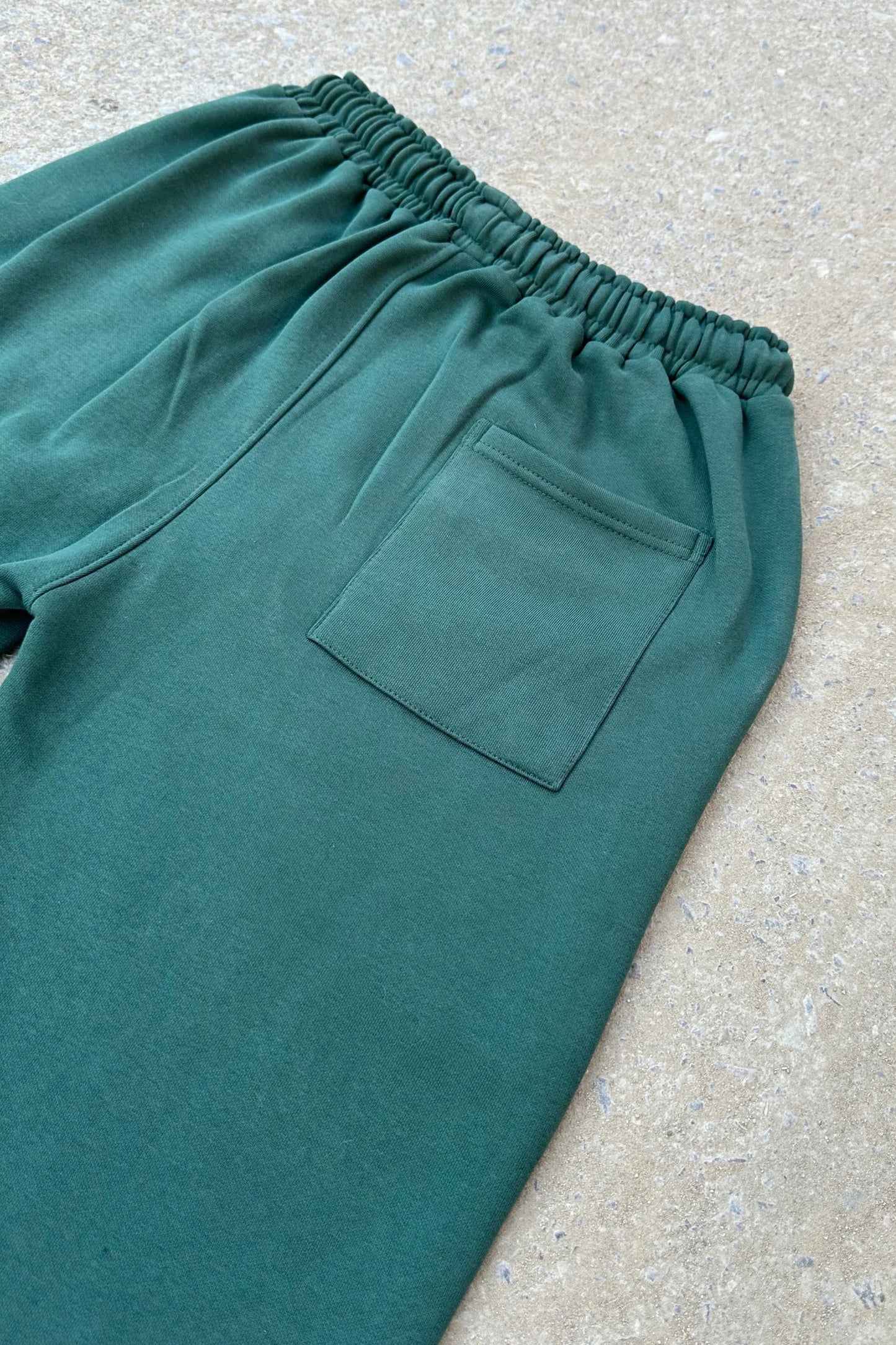 23 WIDE LEG BAGGY TRIUSERS | MARBLE GREEN
