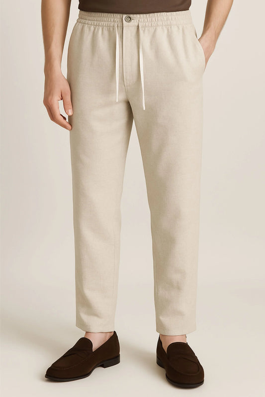 LINEN TROUSER | BEIGE