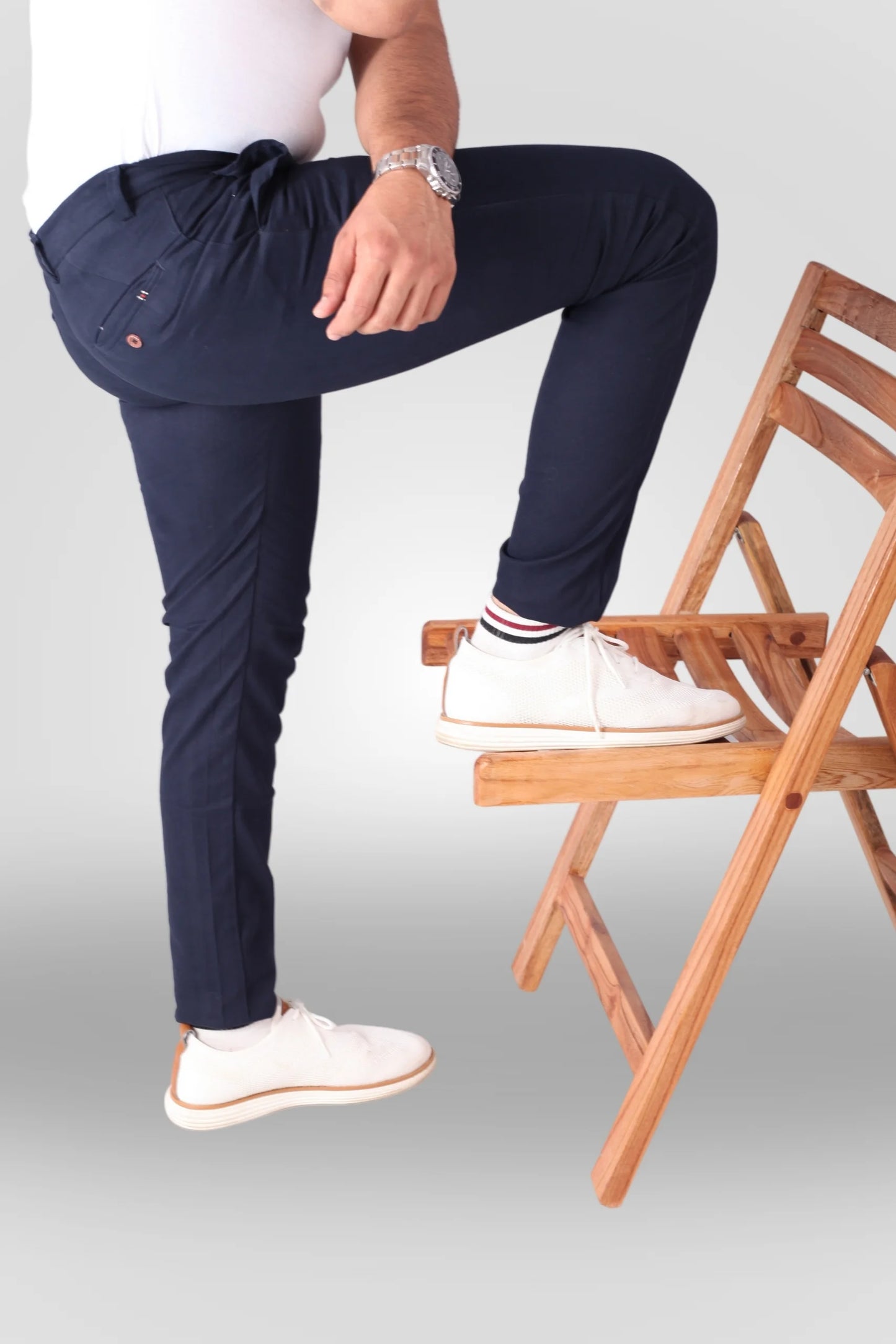 NAVY CHINO PANTS (CP01)