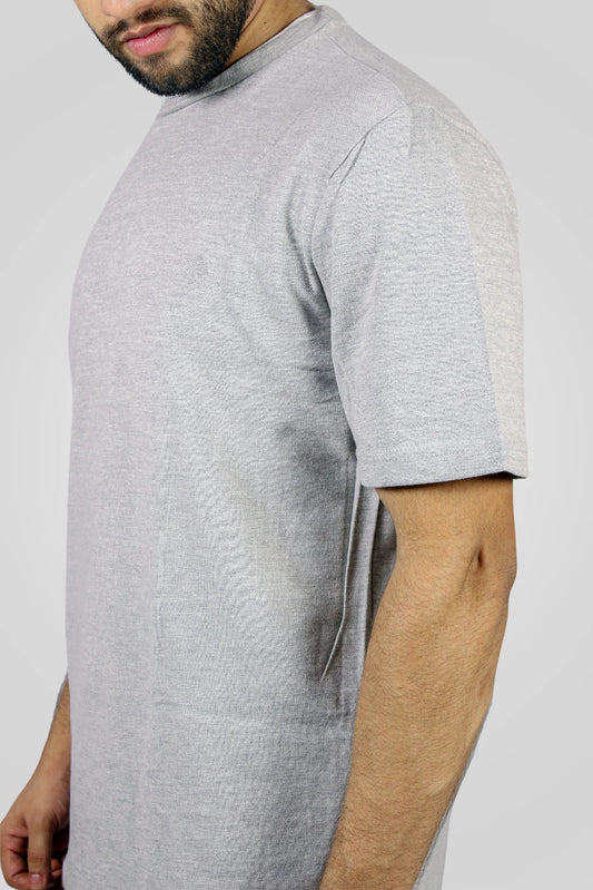 GREY TEXTURED T-SHIRT (TS01)