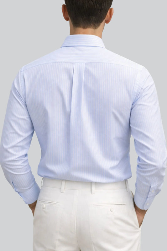 PINSTRIPES SHIRT | ICE BLUE