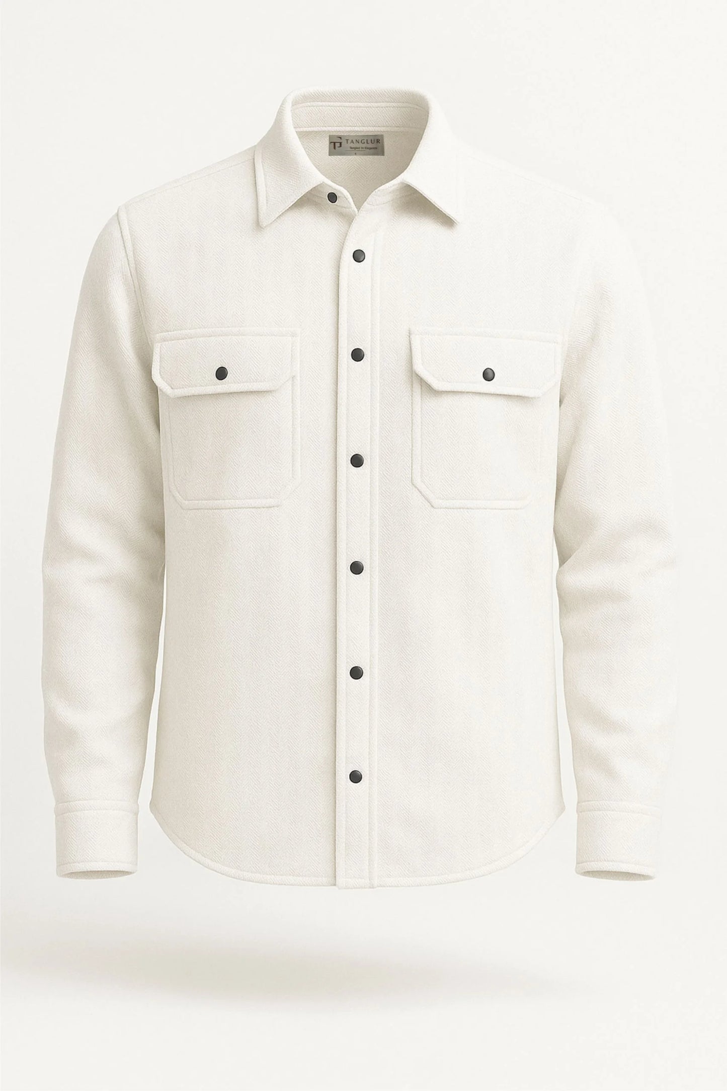 FLANNEL SHACKET | WHITE