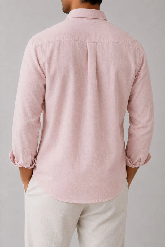 LINEN SHIRT | TEA PINK