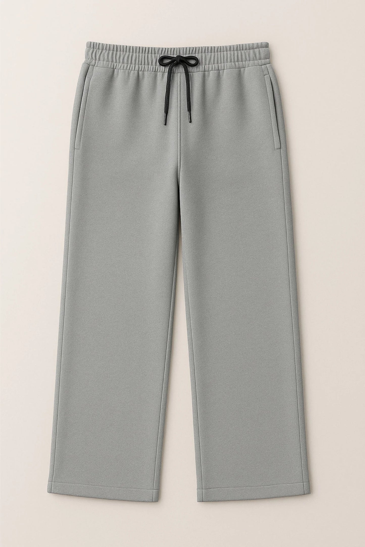 WIDE LEG BAGGY TROUSERS | STEEL GREY