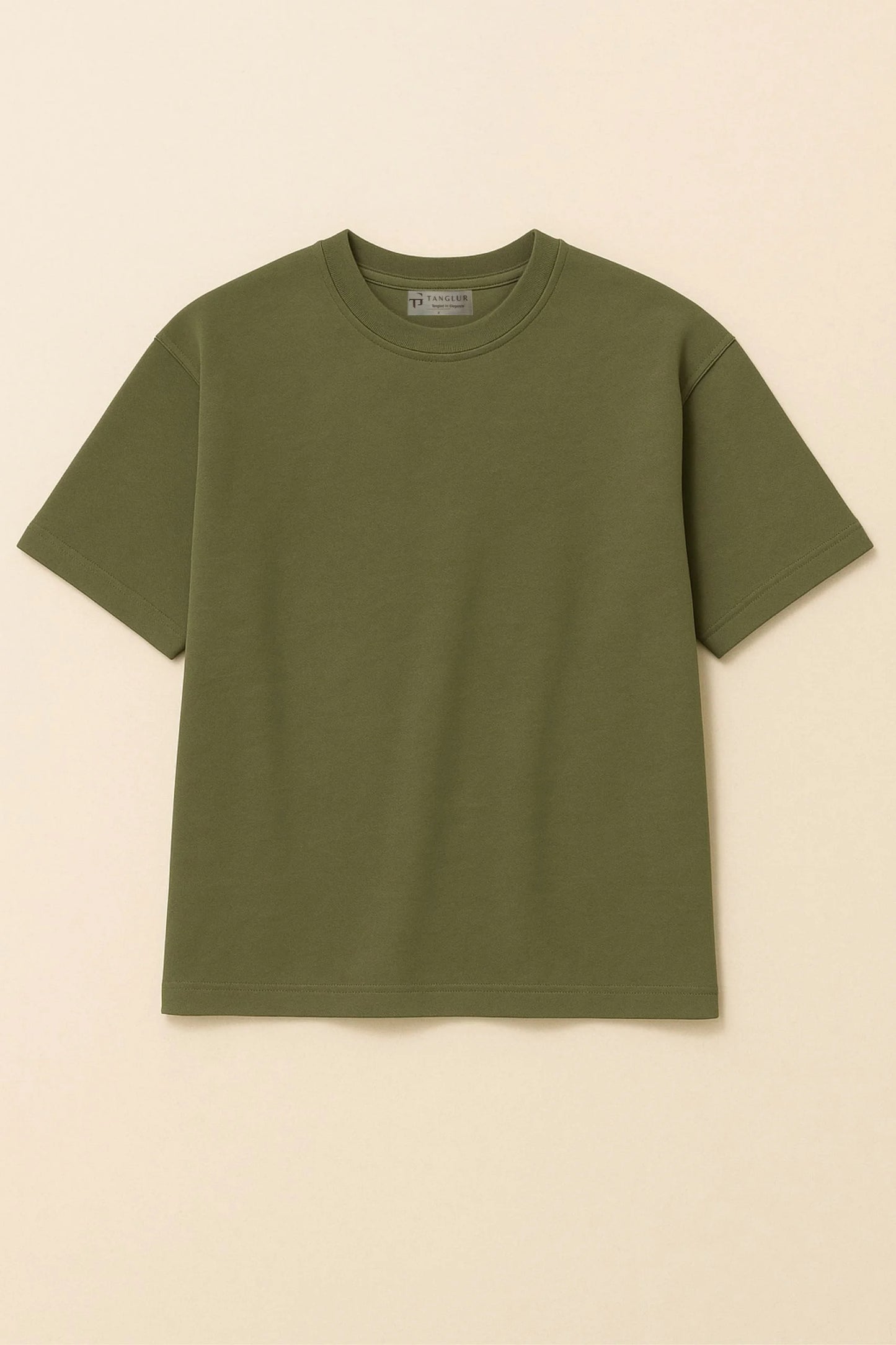 HEAVY GSM DROP SHOULDER TEE | OLIVE