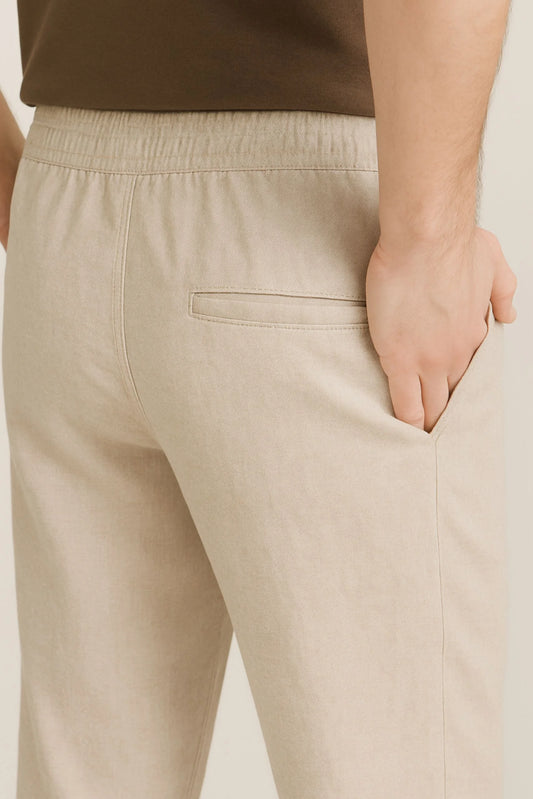 LINEN TROUSER | BEIGE