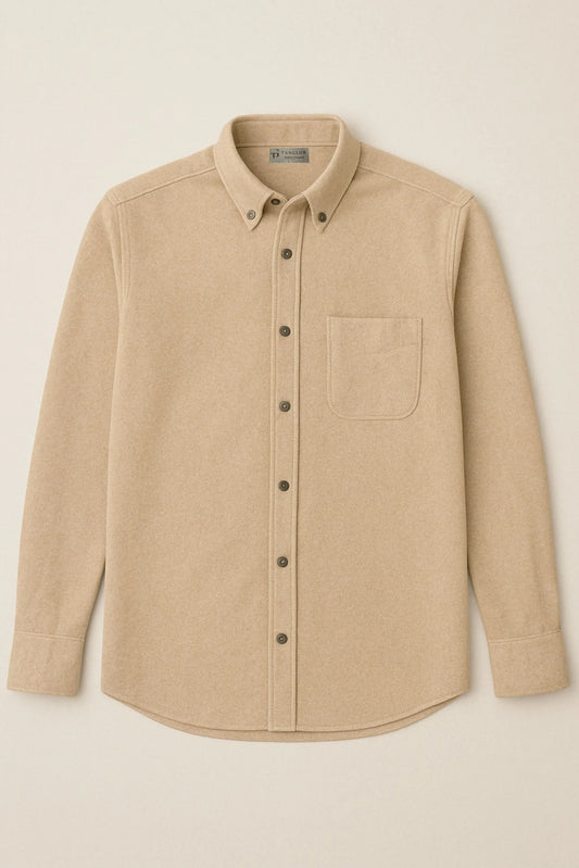 BUTTON DOWN PQ SHIRT | BEIGE