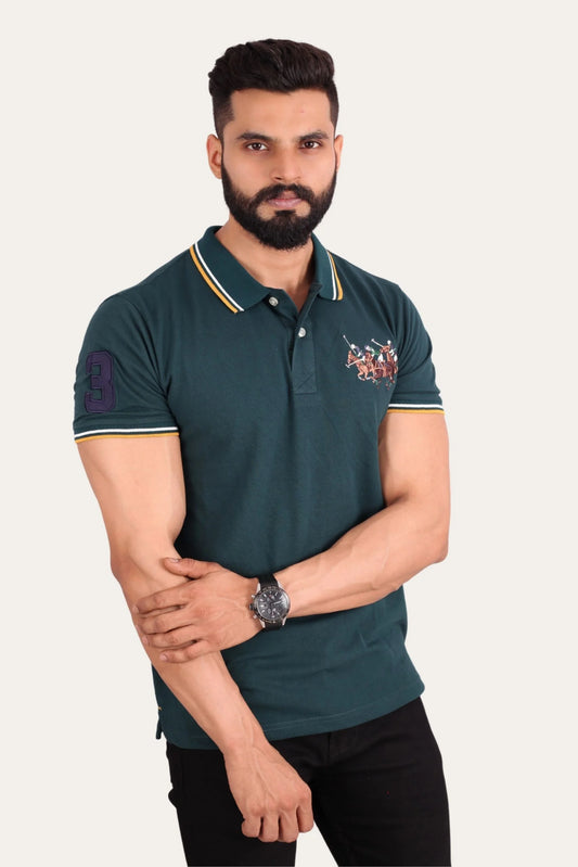 3 PONY POLO | TEAL