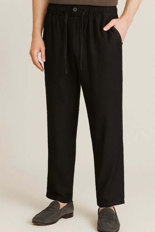LINEN TROUSER | BLACK