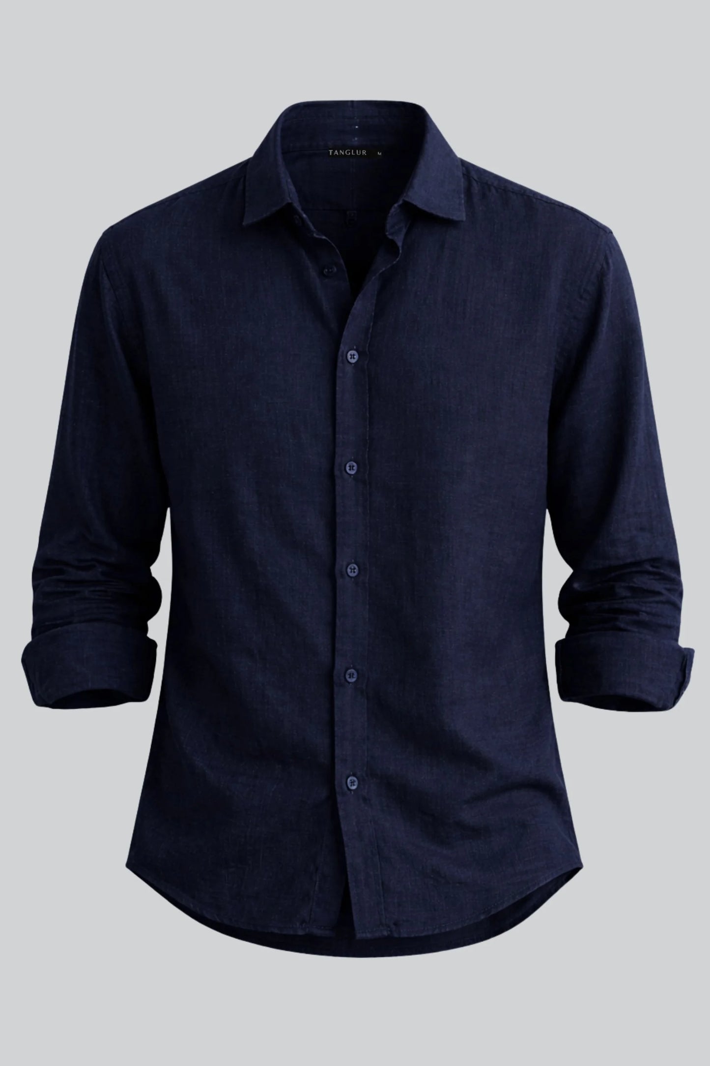 LINEN SHIRT | NAVY