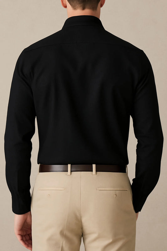 FORMAL OXFORD SHIRT | BLACK