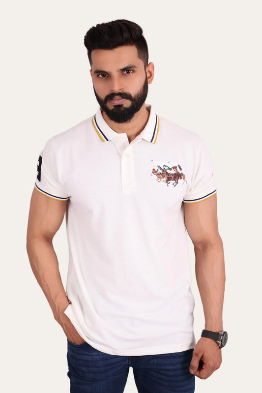 3 PONY POLO | OFF WHITE