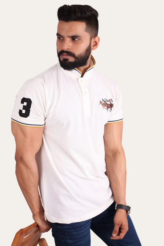 3 PONY POLO | OFF WHITE