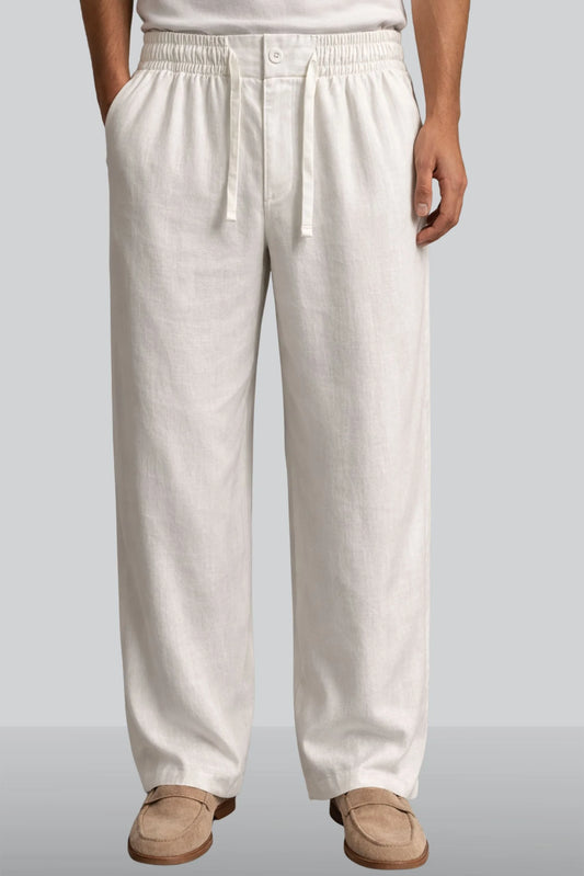 LINEN TROUSER | WHITE