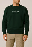 HUSTLER 01 SWEATSHIRT | BOTTLE GREEN