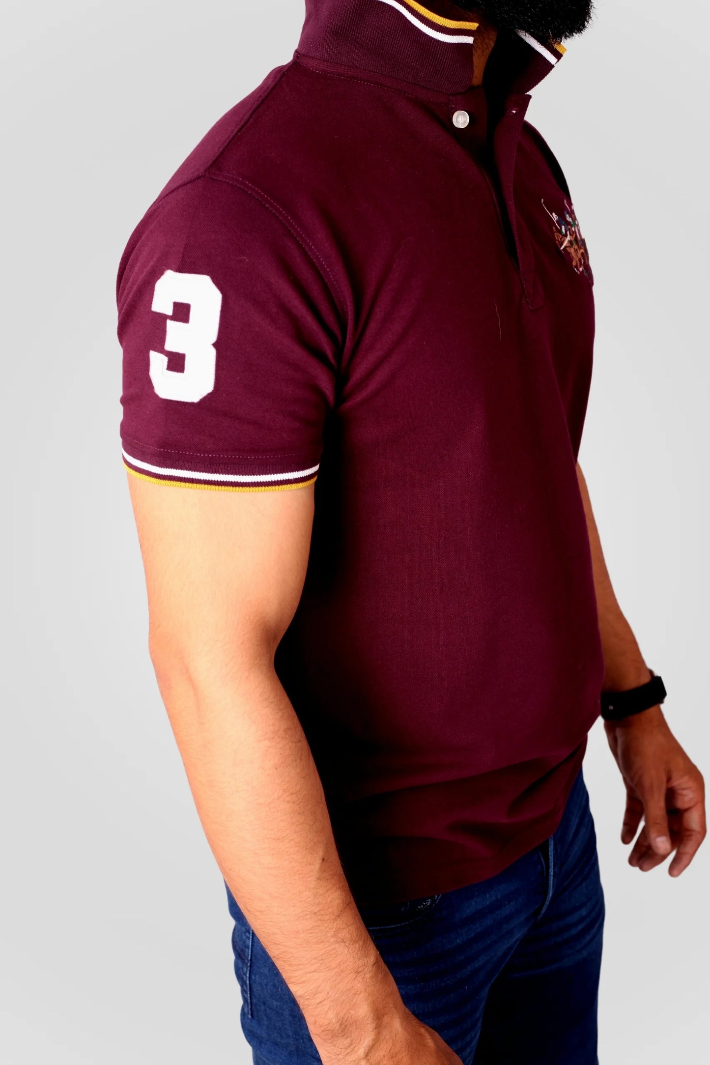DEEP PURPLE 3 PONY POLO