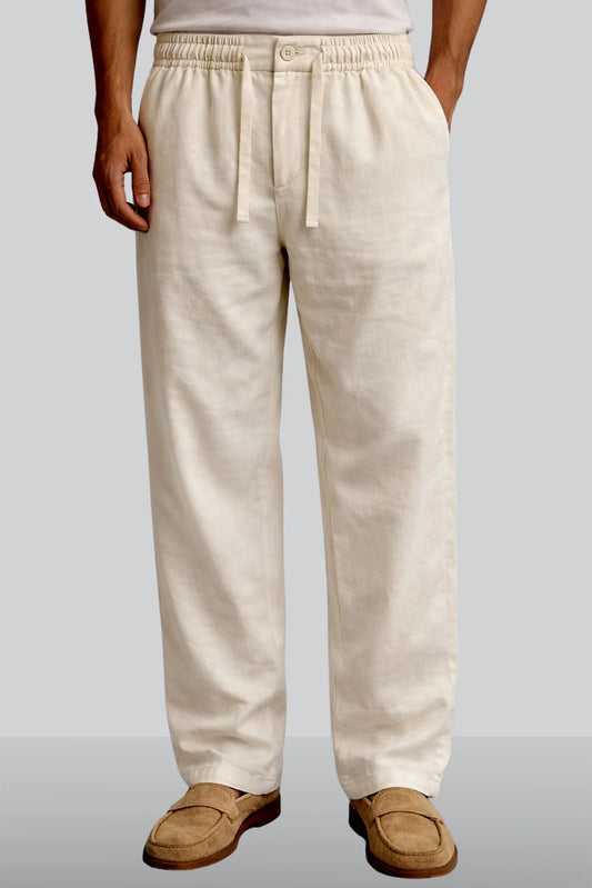 LINEN TROUSER | IVORY
