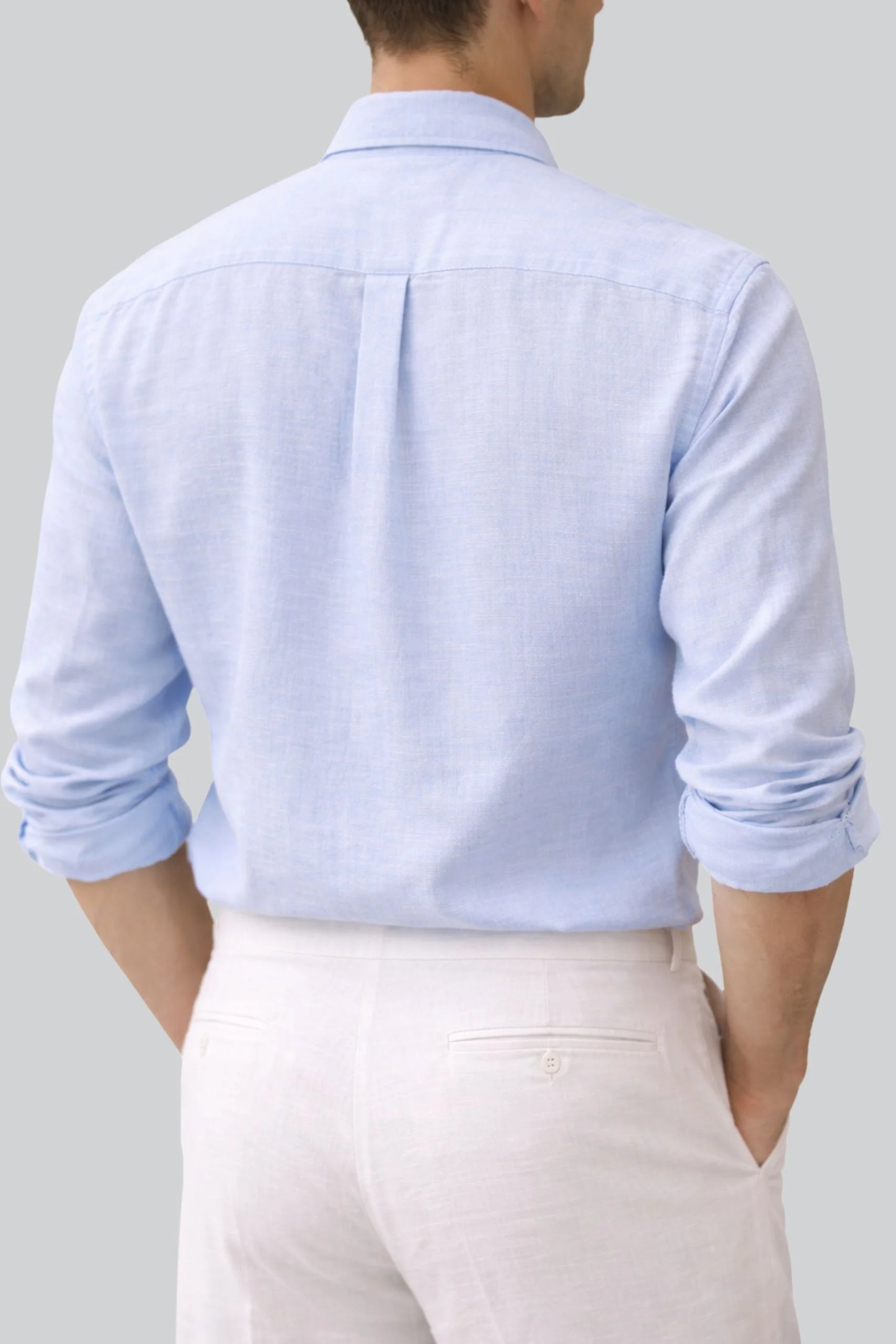 LINEN SHIRT | GLACIER BLUE