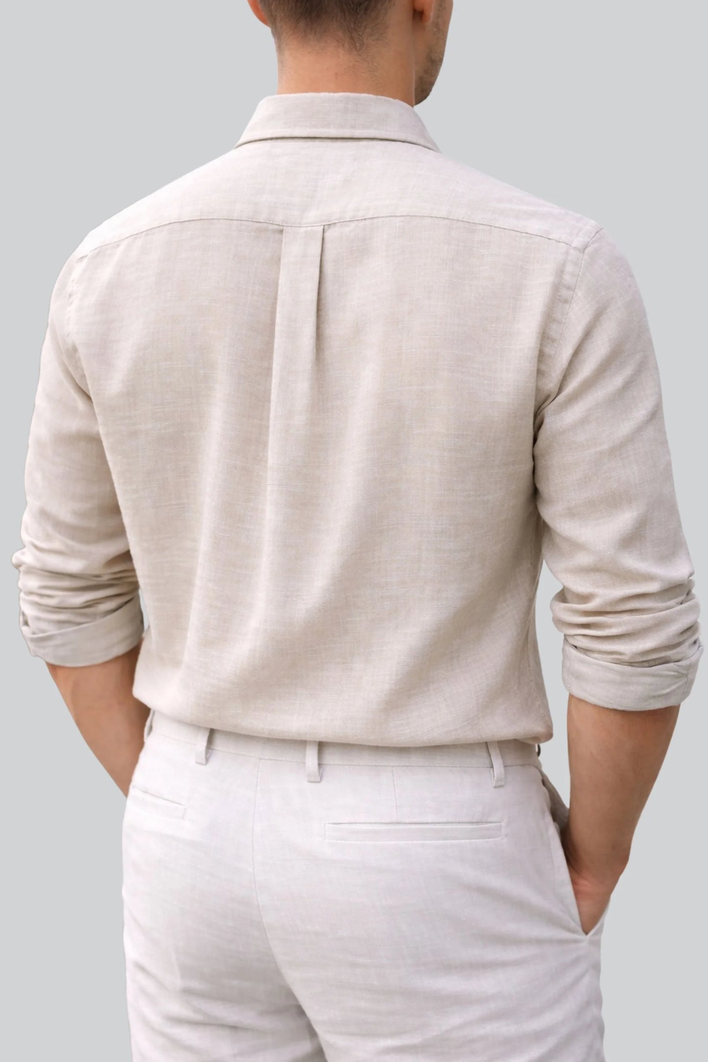 LINEN SHIRT | OAT MEAL