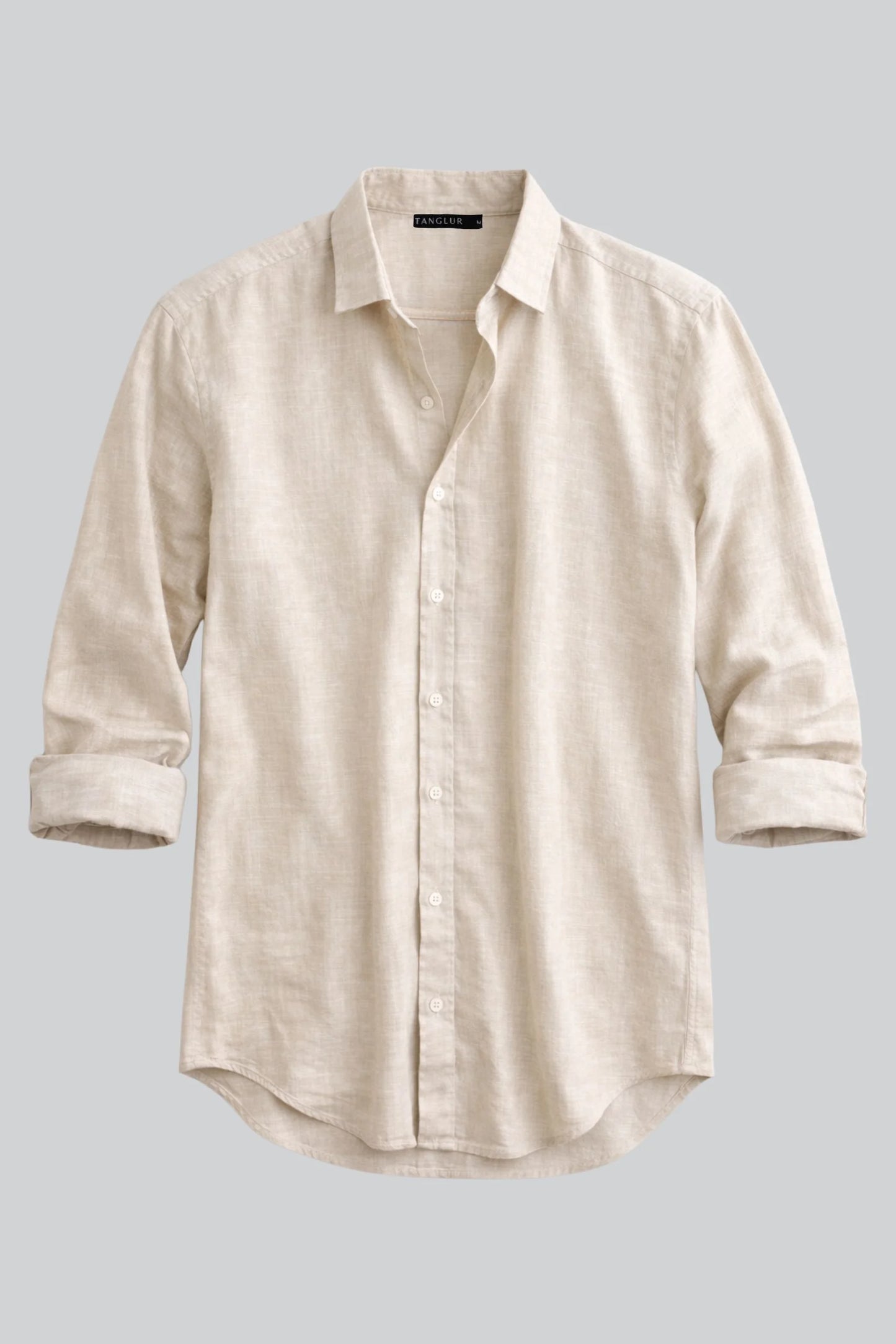 LINEN SHIRT | OAT MEAL