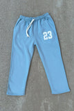 23 WIDE LEG BAGGY TROUSERS | SLATE BLUE