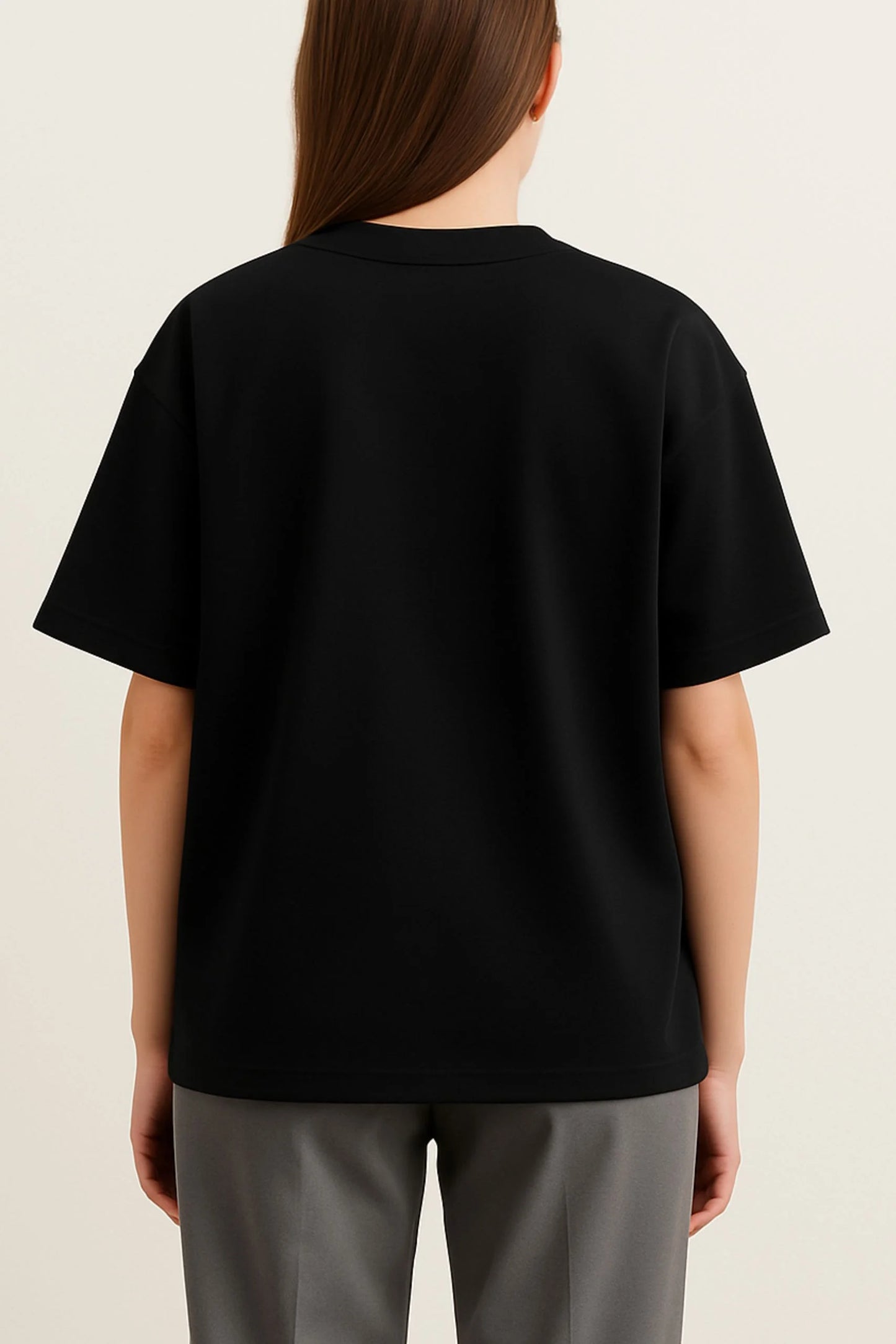 HEAVY GSM DROP SHOULDER TEE | BLACK