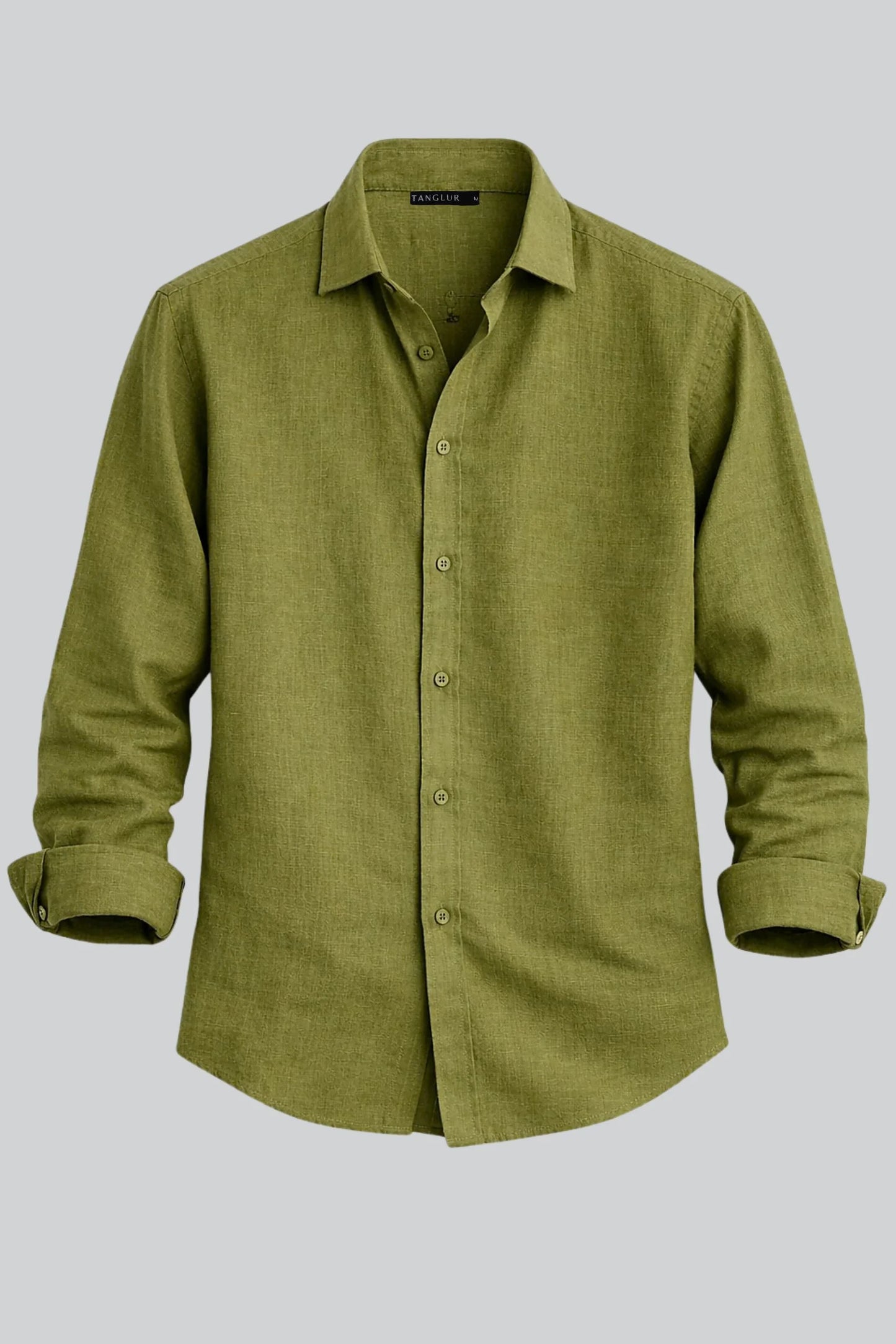 LINEN SHIRT | ARMY GREEN
