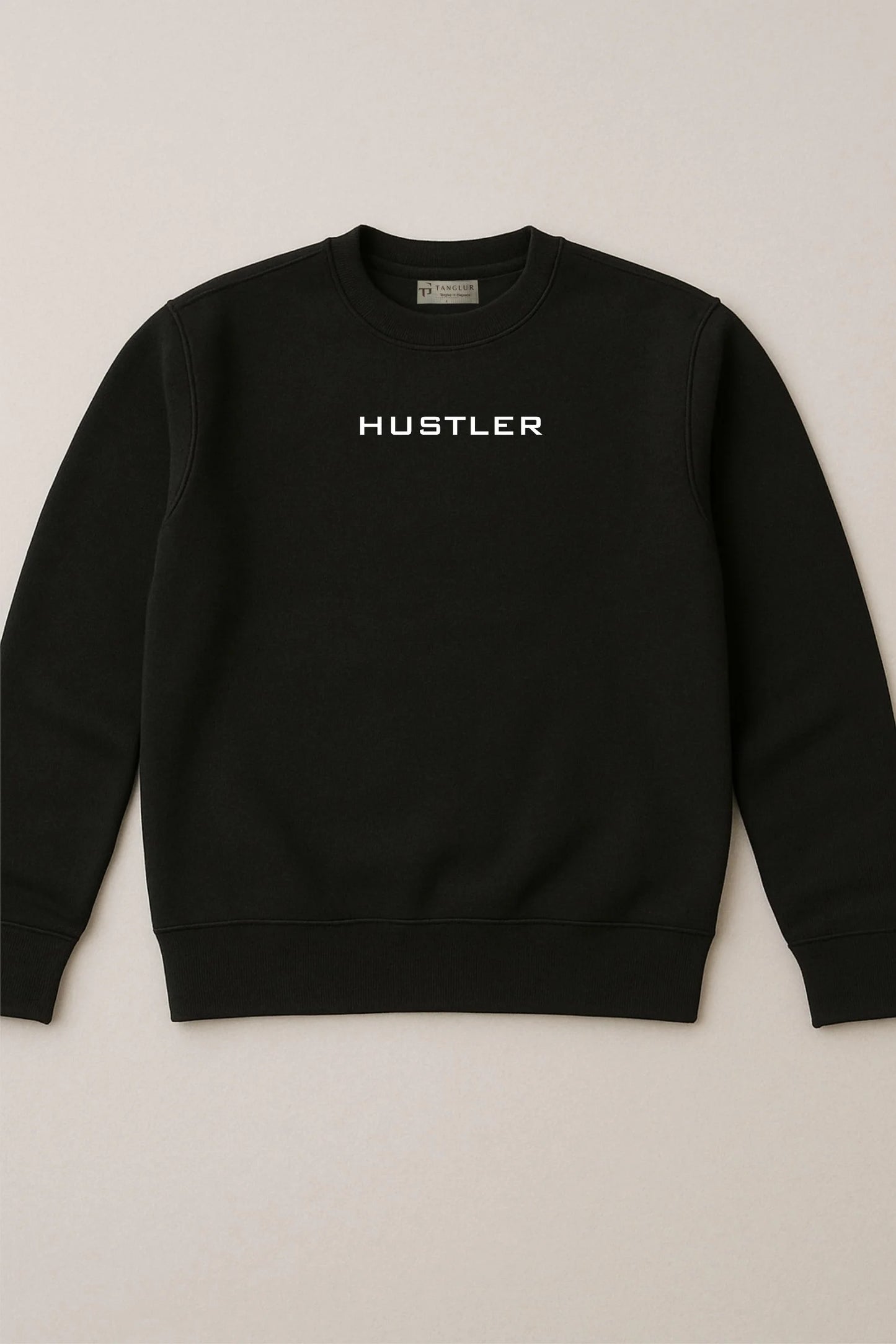 HUSTLER 01 SWEATSHIRT | BLACK