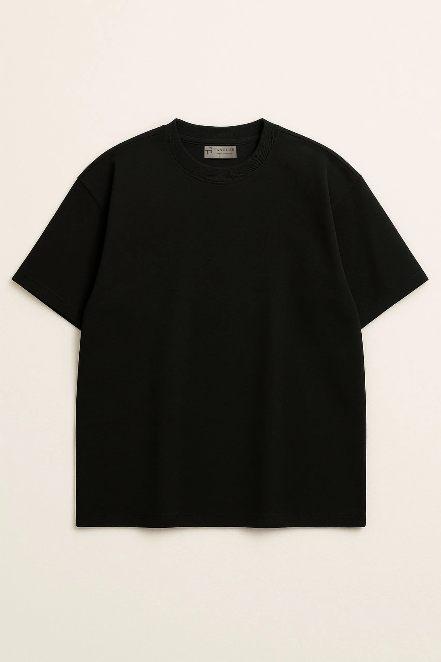 HEAVY GSM DROP SHOULDER TEE | BLACK