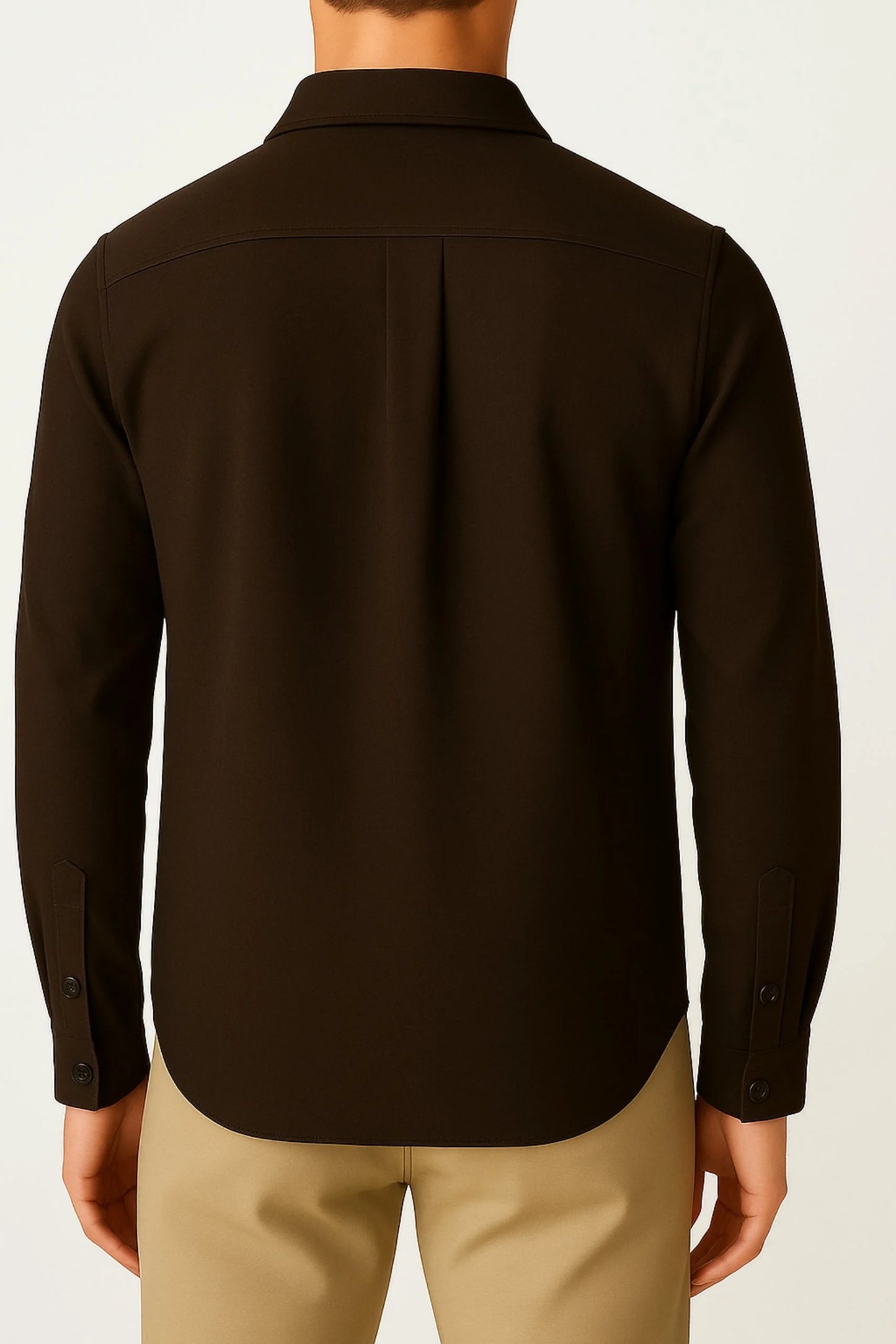 FLANNEL SHACKET | DARK BROWN