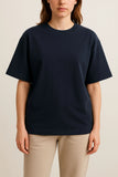 HEAVY GSM DROP SHOULDER TEE | NAVY
