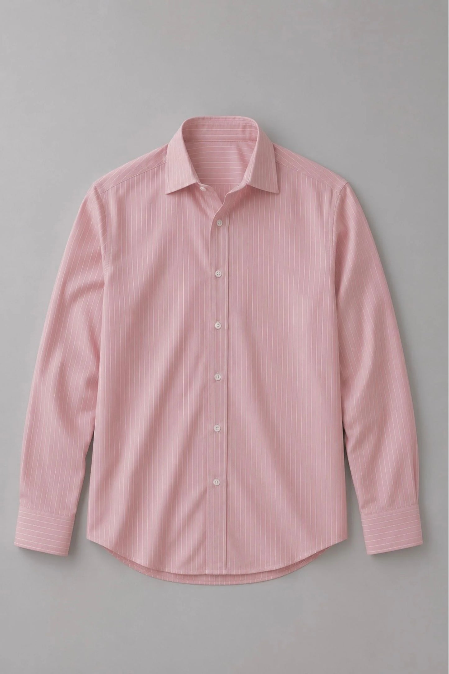 PIN STRIPED SHIRT | BUBBLE GUM