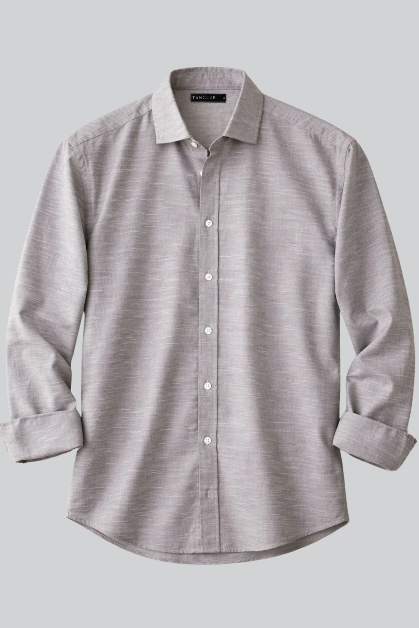 LINEN SHIRT | SMOKE GRAY