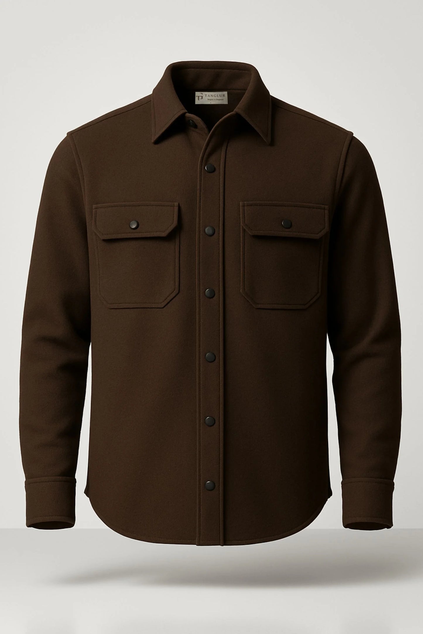 FLANNEL SHACKET | DARK BROWN