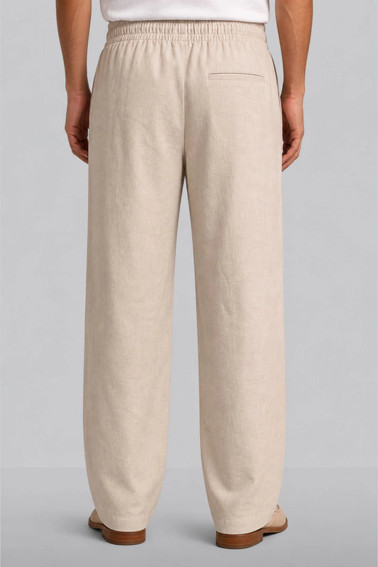LINEN TROUSER | BEIGE