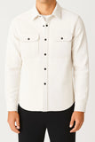 FLANNEL SHACKET | WHITE