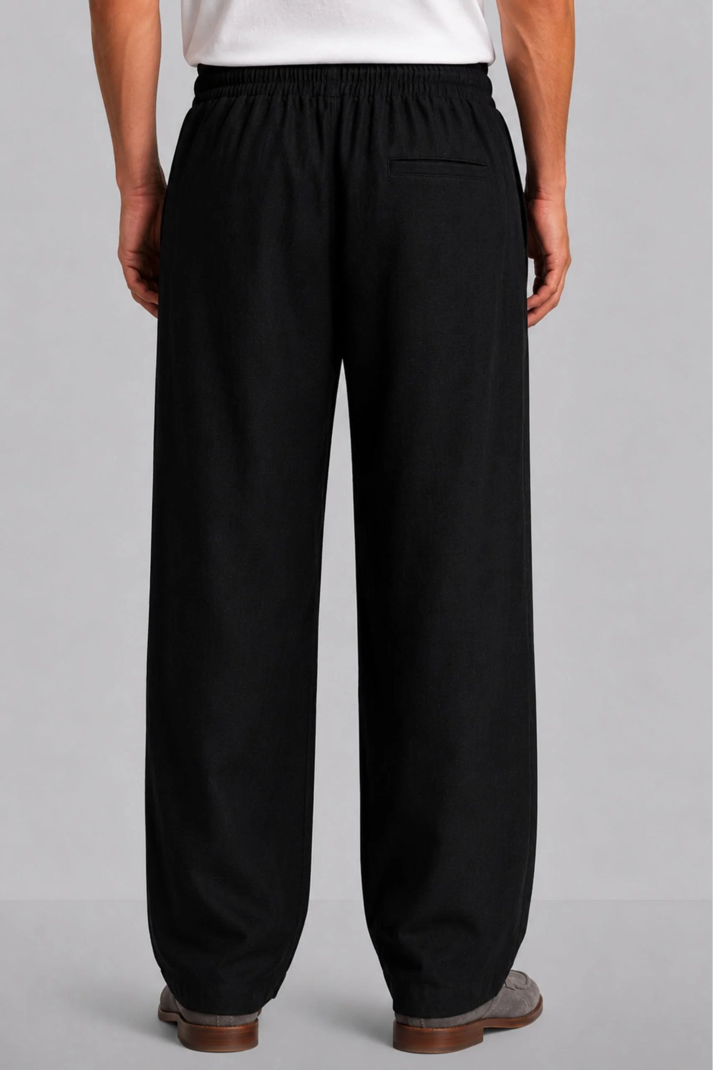 LINEN TROUSER | BLACK