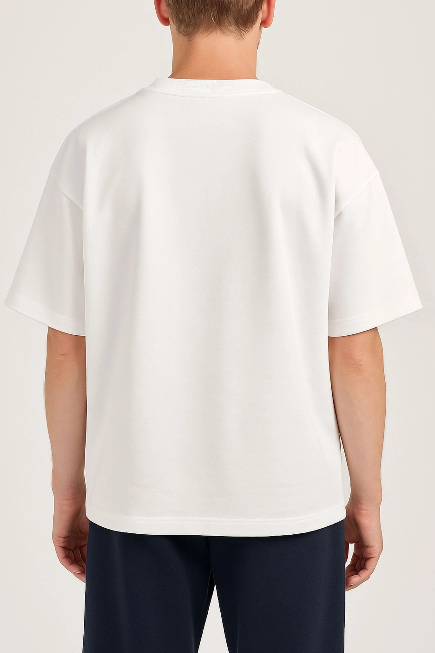 HEAVY GSM DROP SHOULDER TEE | WHITE