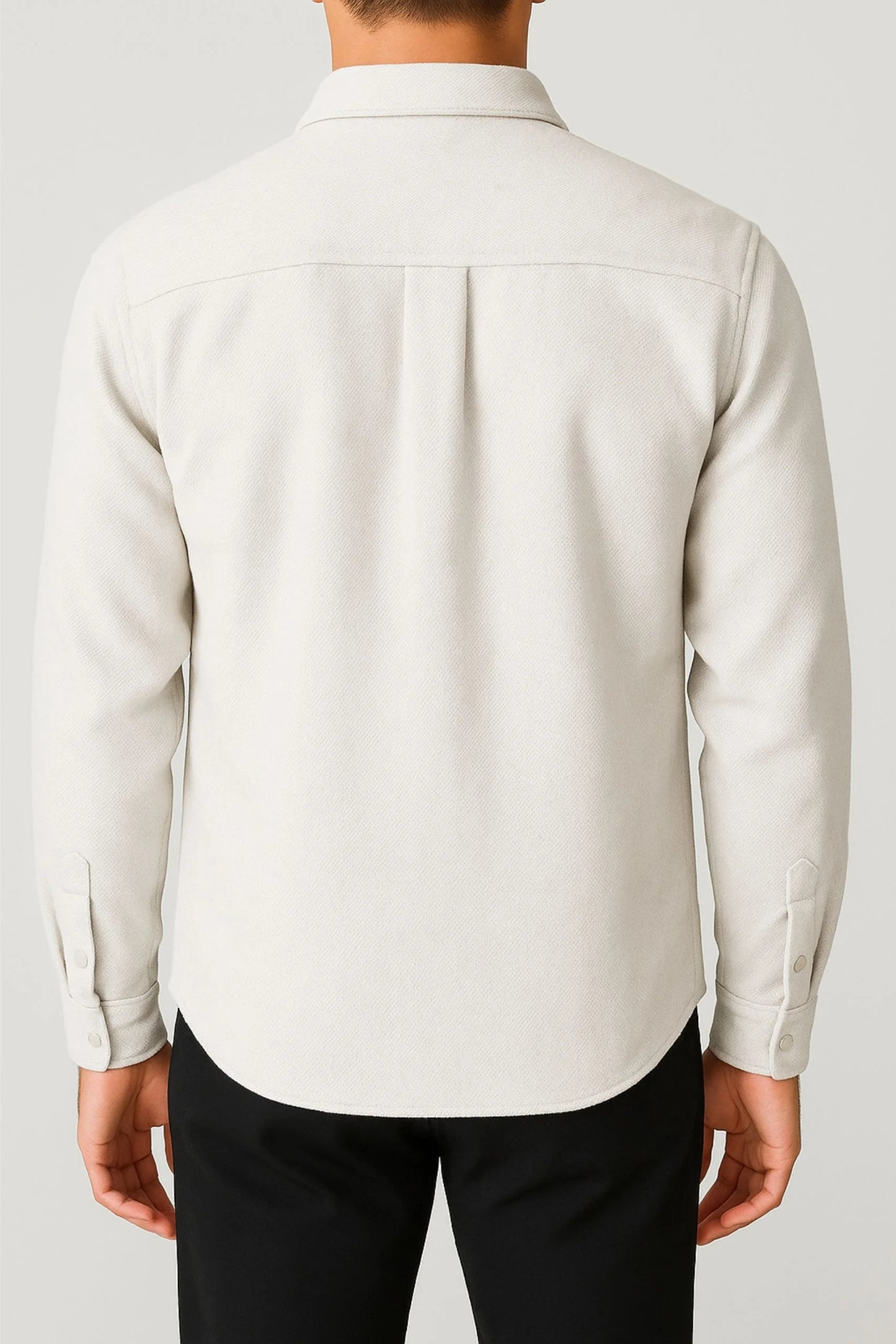 FLANNEL SHACKET | WHITE