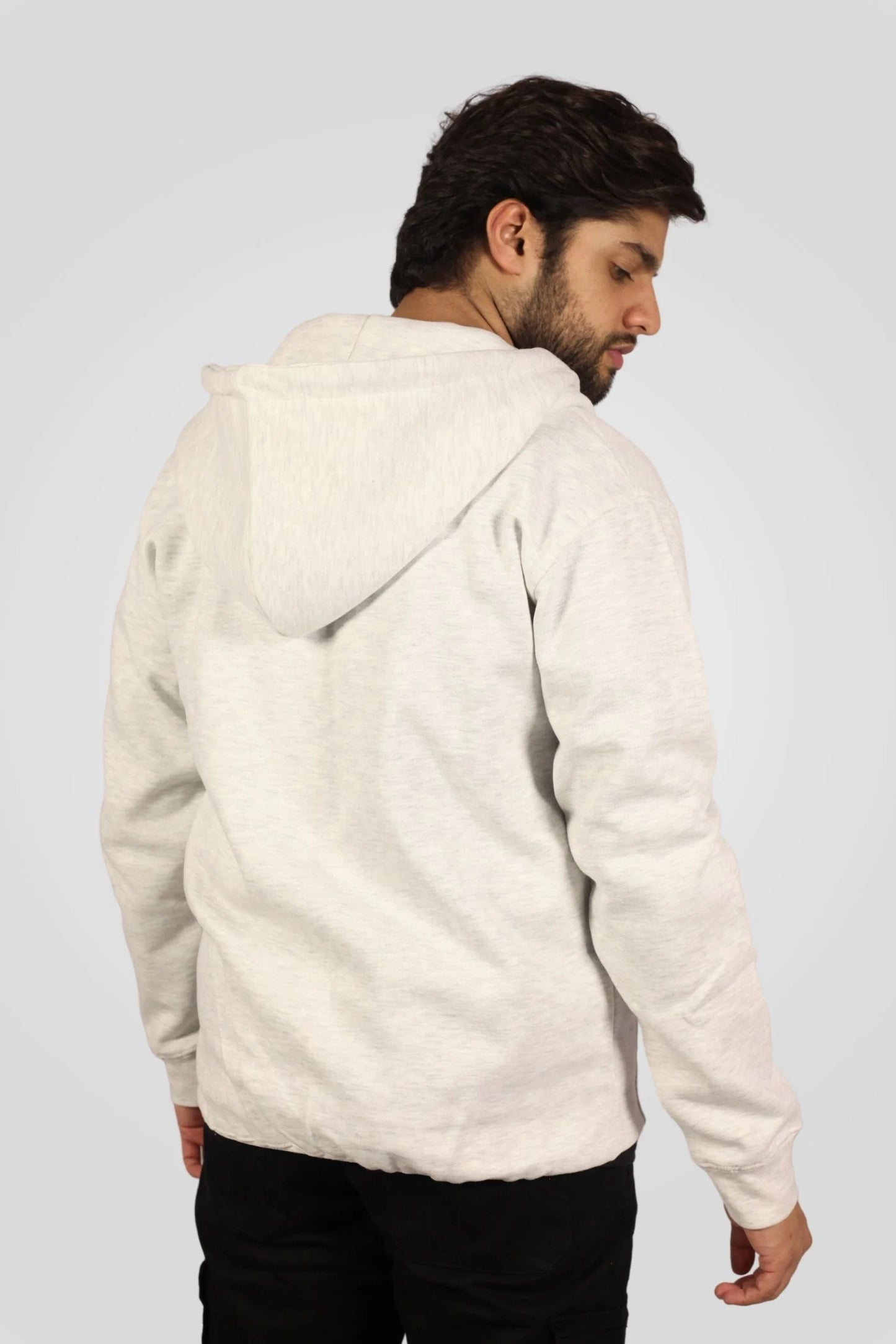 TG ZIPPER HOODIE | ASH GREY