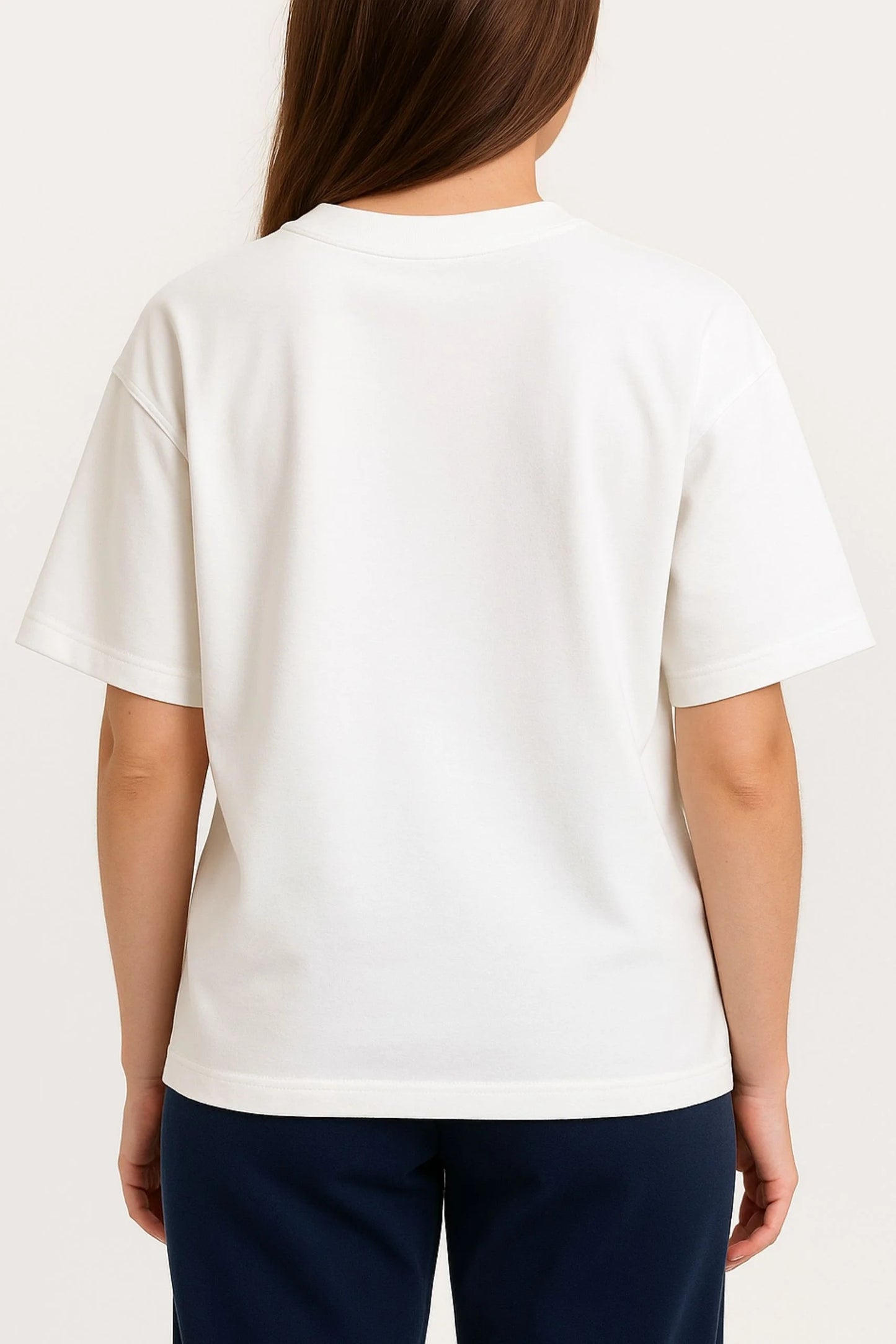 HEAVY GSM DROP SHOULDER TEE | WHITE