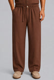 WAFFLE TROUSER | COCO BROWN