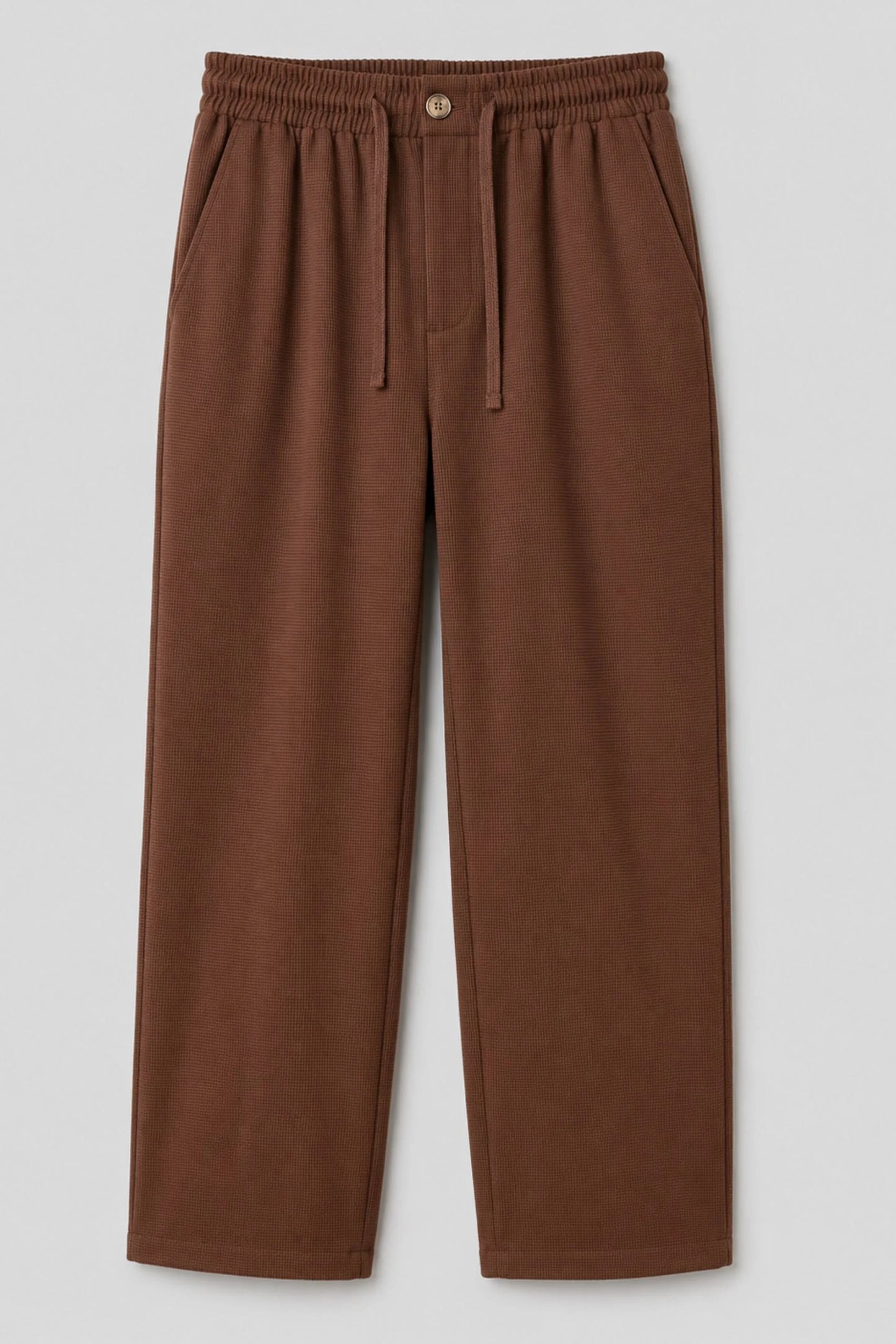 WAFFLE TROUSER | COCO BROWN
