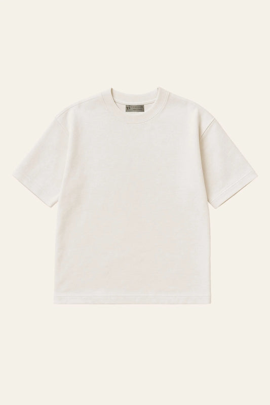 HEAVY GSM DROP SHOULDER TEE | WHITE