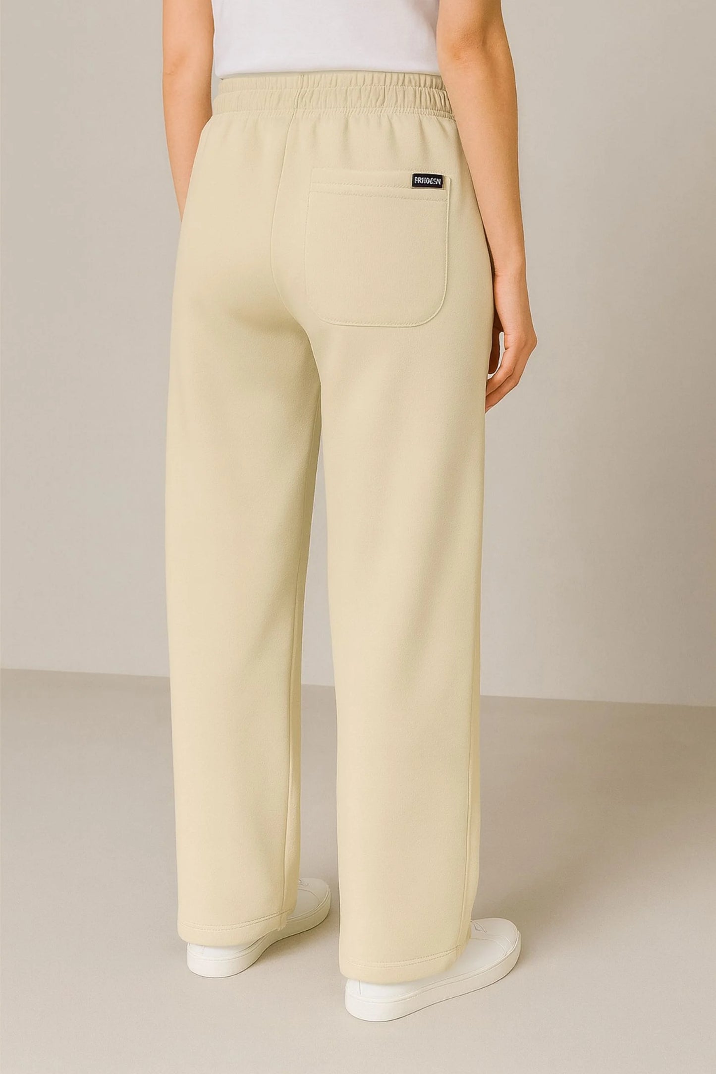 WIDE LEG BAGGY TROUSERS | BEIGE