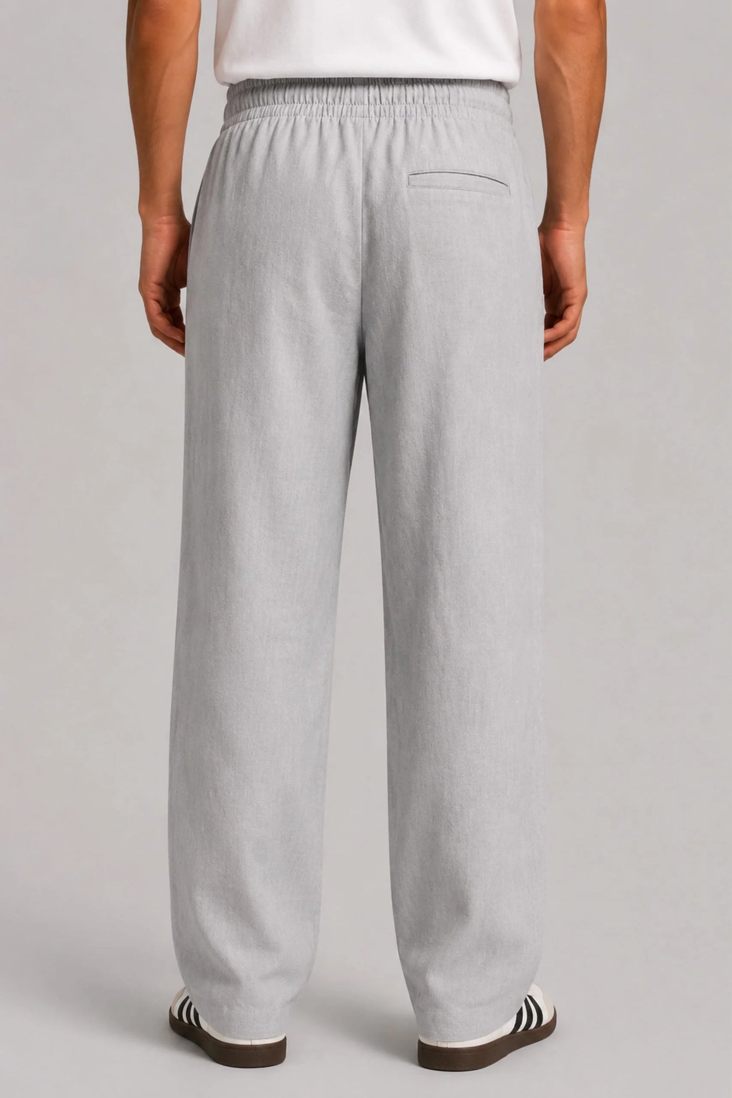 LINEN TROUSER | SMOKE GREY